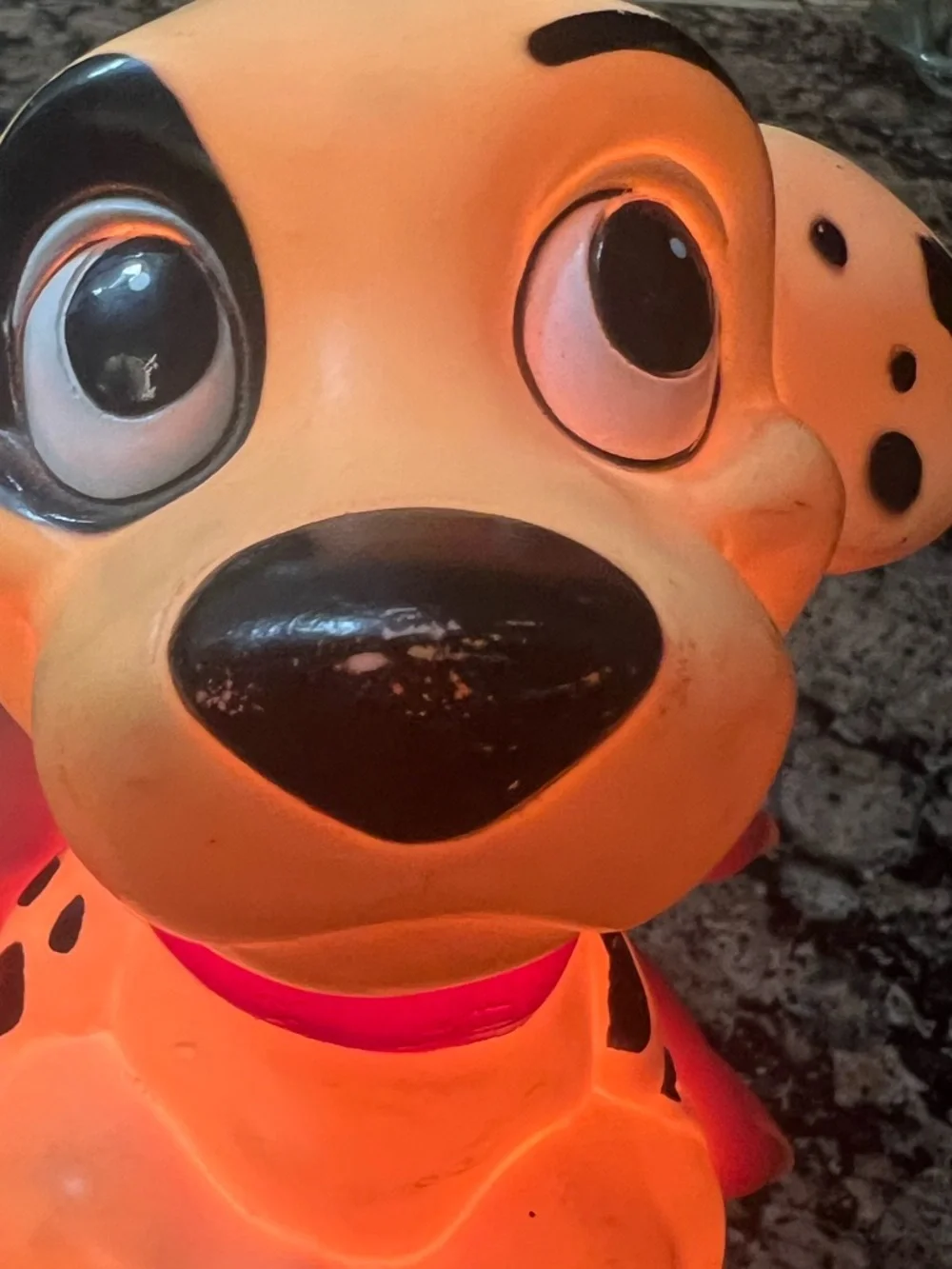 Vintage Disney 101 Dalmatians Puppy Night Light‎ Lamp Works